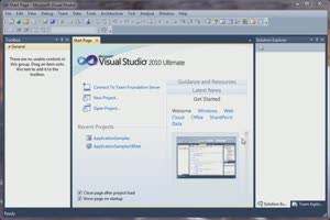 First Windows Forms Application using Visu...