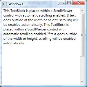 ScrollViewer 
