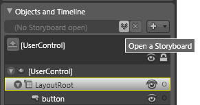 Storyboards in expression blend