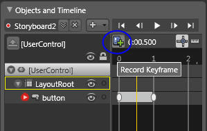 Keyframes in expresion blend