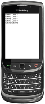 GridFieldManager in blackberry