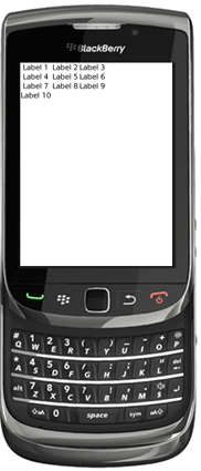 blackberry GridFieldManager