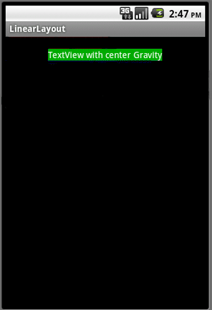 Gravity Center property