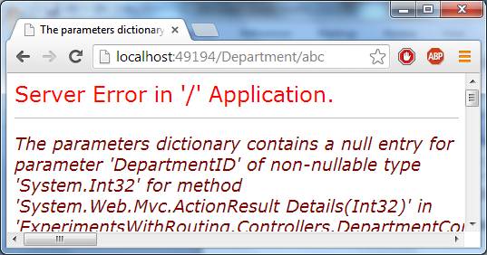 parameter dictionary