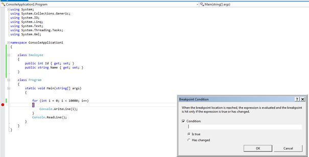 BreakPoint Condition