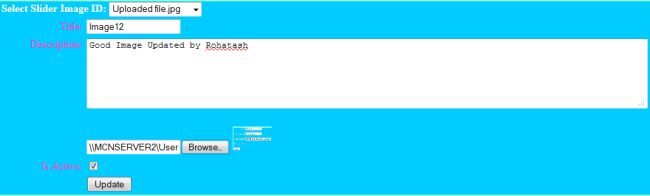 Update with description and image