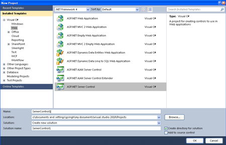 server control application