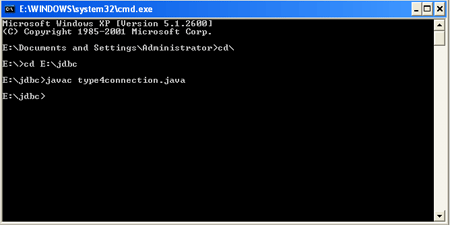 display data in jdbc