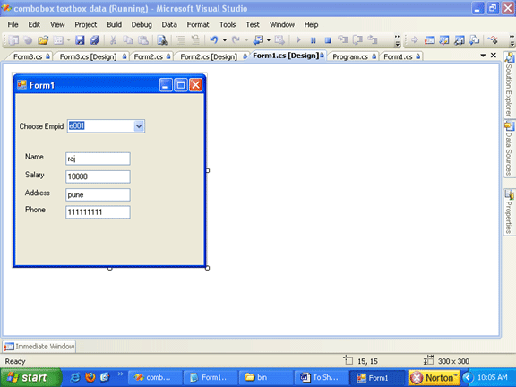 how to Show Related Data In Textbox