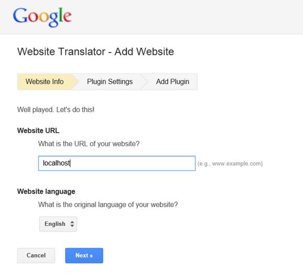 Setting up a website