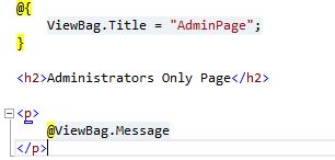 Adding Restricted Views to the Home Controller