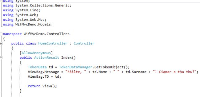 Making use of token data
