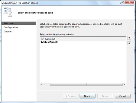 project title in TFS 
