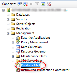 Database Mail Configuration in SQL Server 2008