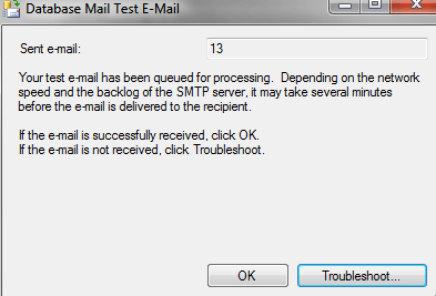 Database Mail Configuration in SQL Server 2008