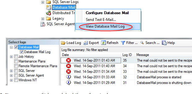 Database Mail Configuration in SQL Server 2008