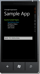 Start windows phone7 application