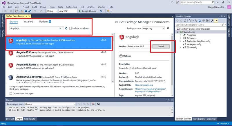 ASP.NET Web Application