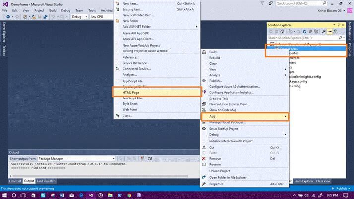ASP.NET Web Application