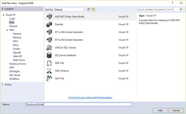 ADO.NET Entity Data Model