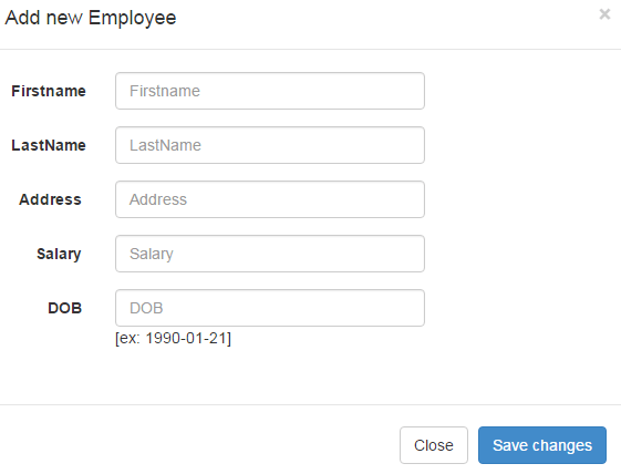 add the new employee