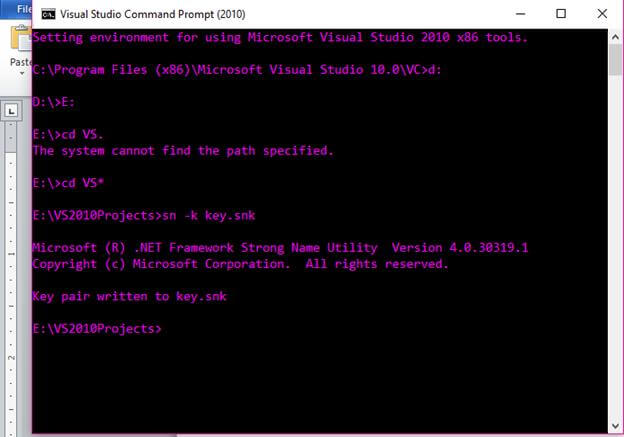 command prompt