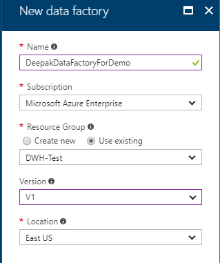 Azure SQL Data Warehouse