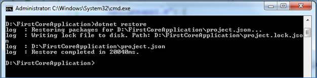 { "version": "1.0.0-*", "buildOptions": { "debugType": "portable", "emitEntryPoint": true }, "dependencies": {}, "frameworks": { "netcoreapp1.0": { "dependencies": { "Microsoft.NETCore.App": { "type": "platform", "version": "1.0.0" }, "Microsoft.AspNetCore.Server.Kestrel": "1.0.0" }, "imports": "dnxcore50" } } }