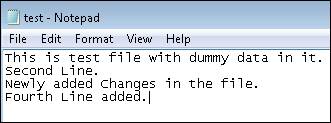 Content of Text File