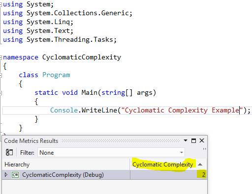 Cyclomatic Complexity