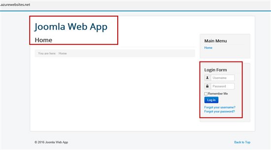 Open Joomla Web App