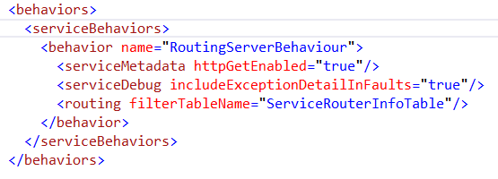 Routing Configuration