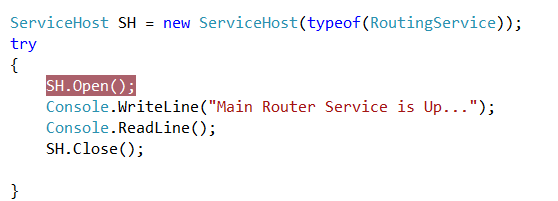 Routing Configuration
