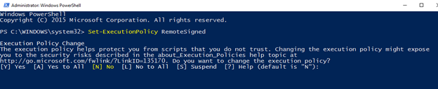 Set-ExecutionPolicy RemoteSigned 