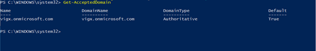 Get-AcceptedDomain