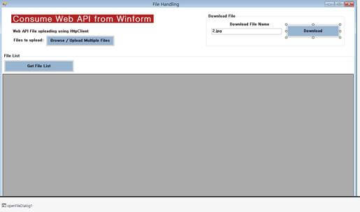C# Windows application
