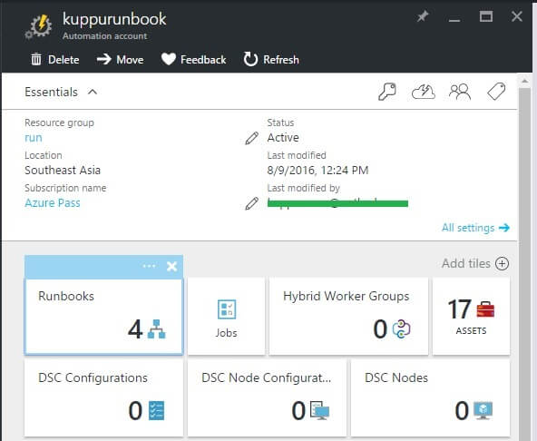 Azure portal