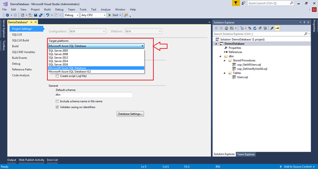 SQL Server Database Project