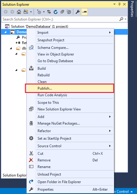 SQL Server Database Project