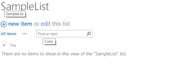 SharePoint list