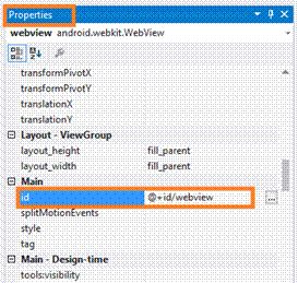 Web View Control in Xamarin