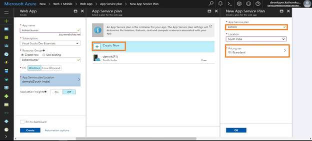 Azure webApps