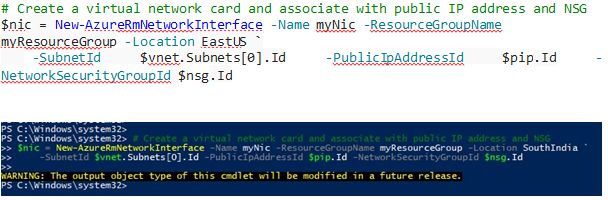 network card for the VM