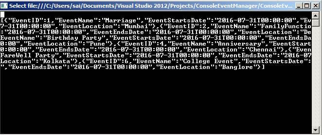 Get All Events Records