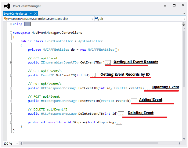 Event Controller API 