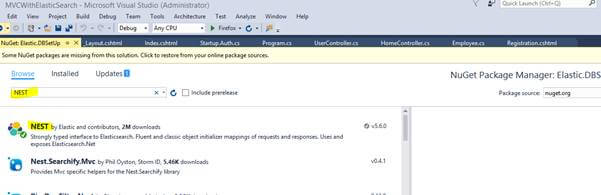 CRUD operation in MVC 