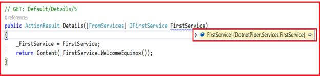 Dependency Injection In .Net Core