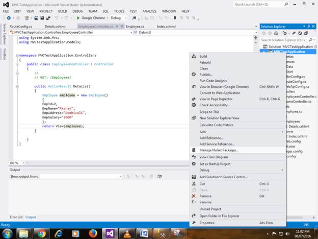 Manage Nugget Package