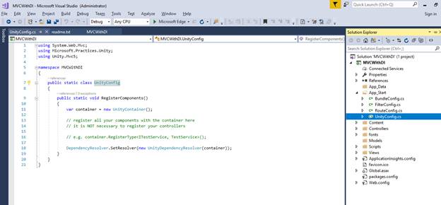 Dependency Injection In ASP.NET