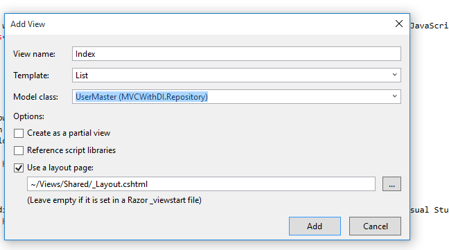 Dependency Injection In ASP.NET